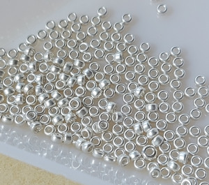 Бісер 1г 11-9961F круглий 11/0 Miyuki Колір BRIGHT STERLING PLATED FROSTED