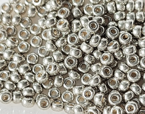Бісер 5г 11-94221 круглий 11/0 Miyuki Колір DURACOAT GALVANIZED LT SMKY PEWTER