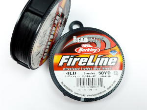 Нитка монокорд FireLine SMOKE GREY 0,12 мм 46м Колір Сірий