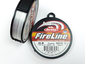 Нитка монокорд FireLine 0,12 мм 46м Колір Crystal