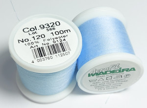 Нитка швейна, для бісеру Madeira, поліестр №120, color 9320