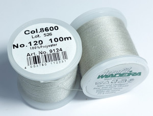 Нитка швейна, для бісеру Madeira, поліестр №120, color 8600
