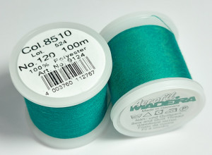 Нитка швейна, для бісеру Madeira, поліестр №120, color 8510