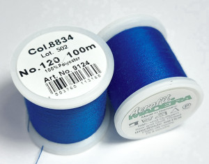 Нитка швейна, для бісеру Madeira, поліестр №120, color 8834
