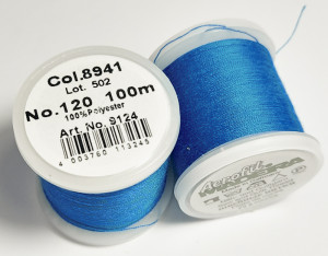 Нитка швейна, для бісеру Madeira, поліестр №120, color 8941