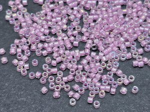 Бісер 5г DB0072 11/0 Miyuki Delica Колір Lined Pale Lilac