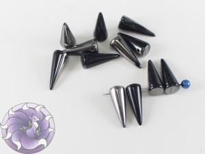 Spikes 7x17mm Jet Chrome