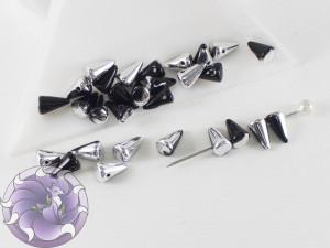 Spikes 5x8mm Jet Labrador