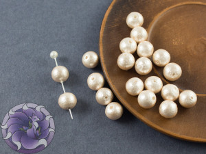Хлопковий жемчуг Cotton Pearls 8mm Pink Japan