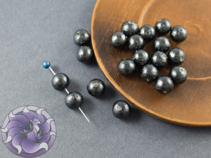 Хлопковий жемчуг Cotton Pearls 8mm Black Japan