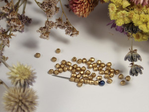 Fire polished 3mm Aztec Gold