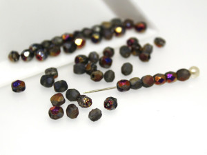 Fire polished 4mm CRYSTAL ETCHED SLIPERIT FULL
