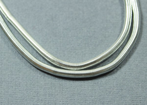 Канитель гладка жорстка 3мм Silver
