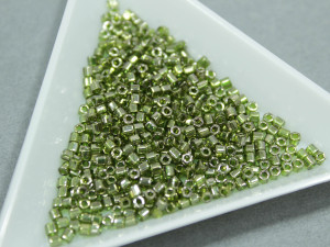 Бісер 5г TOHO- Hexagon 11/0 Gold Lustered Green Tea