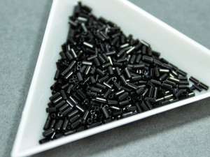Стеклярус Miyuki 3mm, 5г, Black