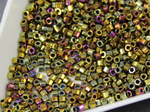 Бісер 5г Miyuki Nex Cut 11/0 Metallic Golden
