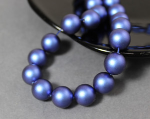 Swarovski 5810 Round Pearl Beads-Iridescent Dark Blue Pearl 2мм, 4мм, 6мм, 8мм, 10мм