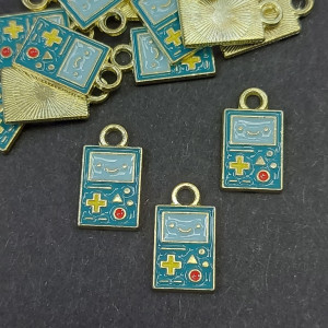 Підвіска металева gameboy, Розмір 8x15мм