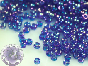 5г Бісер TOHO 15/0 Transparent-Rainbow Cobalt TR-15-87