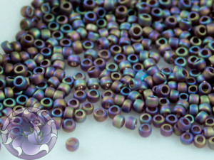 5г Бісер TOHO 15/0 Transparent Rainbow Frosted Amethyst TR-15-166CF