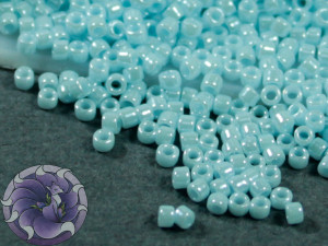 5г Бісер TOHO 15/0 Opaque-Lustered Pale Blue TR-15-124