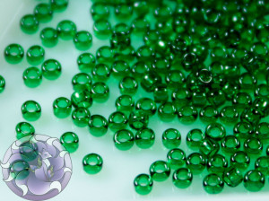 5г Бісер TOHO 15/0 Transparent Green Emerald TR-15-939