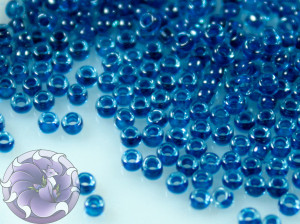 5г Бісер TOHO 15/0 Inside-Color Aqua/Capri-Lined TR-15-932
