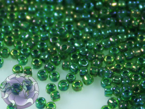 5г Бісер TOHO 15/0 Inside-Color Peridot/Emerald-Lined TR-15-249