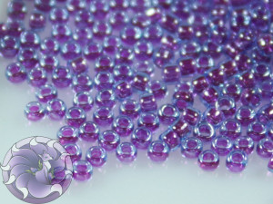 5г Бісер TOHO 15/0 Inside-Color Aqua/Purple-Lined TR-15-252