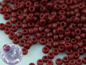5г Бісер TOHO 15/0 Semi Glazed - Dk Red TR-15-2609F