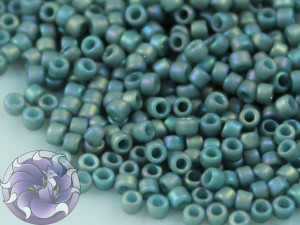 5г Бісер TOHO 15/0 Semi Glazed Rainbow - Blue Turquoise TR-15-2635F