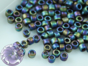 5г Бісер TOHO 15/0 Semi Glazed Rainbow - Jet TR-15-2642F