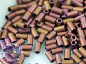 TOHO Стеклярус 5г - Bugle #1 (3mm) : Matte-Color Mauve Mocha TB-01-703