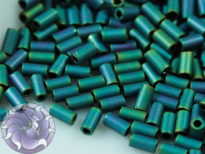 TOHO Стеклярус 5г - Bugle #1 (3mm) : Matte Color Iris Teal TB-01-706