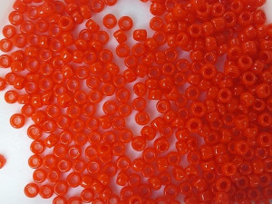 5г Бісер TOHO круглий 15/0 Opaque Sunset Orange TR-15-50