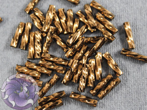 Стеклярус TOHO Twisted Bugle #3 9мм Bronze