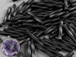 Стеклярус кручений 2*12мм Miyuki Matte Black
