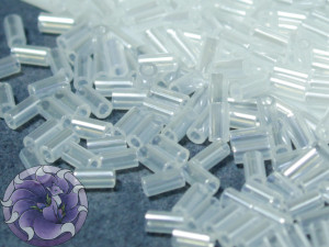 Стеклярус 5г TOHO bugle #1 3мм Ceylon Snowflake
