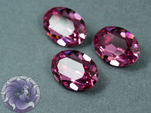 Кристал 4120 Swarovski Овал 18х13мм колір Rose foiled