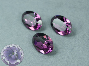 Кристал 4120 Swarovski Овал 14х10мм колір Amethyst foiled