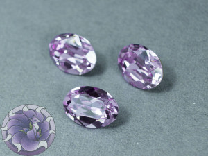 Кристал 4120 Swarovski Овал 14х10мм колір Ligth Amethyst foiled