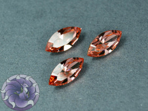 Кристал маркіз 4228 Swarovski 15х7мм колір ROSE PEACH