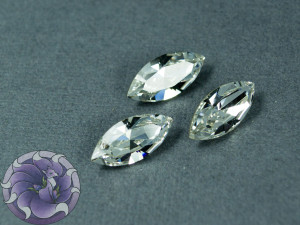 Кристал маркіз 4228 Swarovski 15х7мм колір CRYSTAL