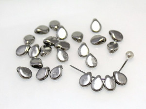 PIP BEADS 5 X 7 MM CRYSTAL LABRADOR FULL