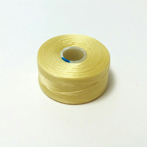 Нитка для бісеру C-LON size AA Dk Cream