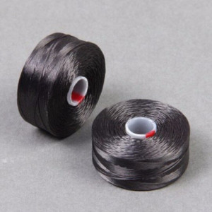 Нитка для бісеру C-LON size AA Charkoal Gray