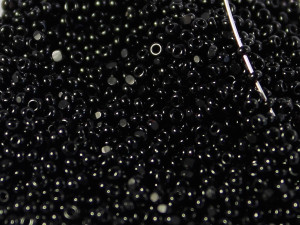 Бісер TOHO Charlotte beads 15/0 Jet Black Opaque