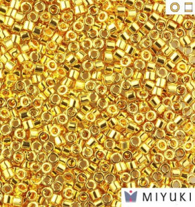 DB0031 Бісер 1грам 24kt Gold Plated 11/0 Miyuki Delica Bead 