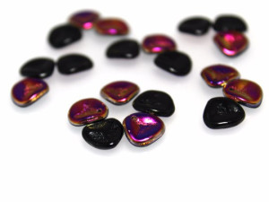 ROSE PETALS 8 X 7 MM JET SLIPERIT