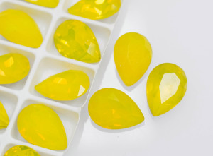 Кристал Крапля 18х13мм N12 колір Topaz opal
